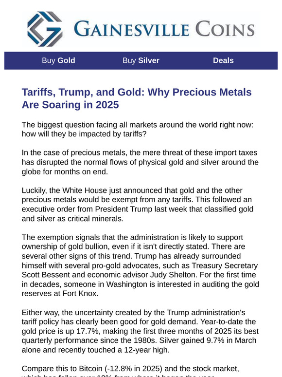 Markets On The Move - Gold and Silver Sale