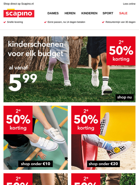 Kinderschoenen voor elk budget!