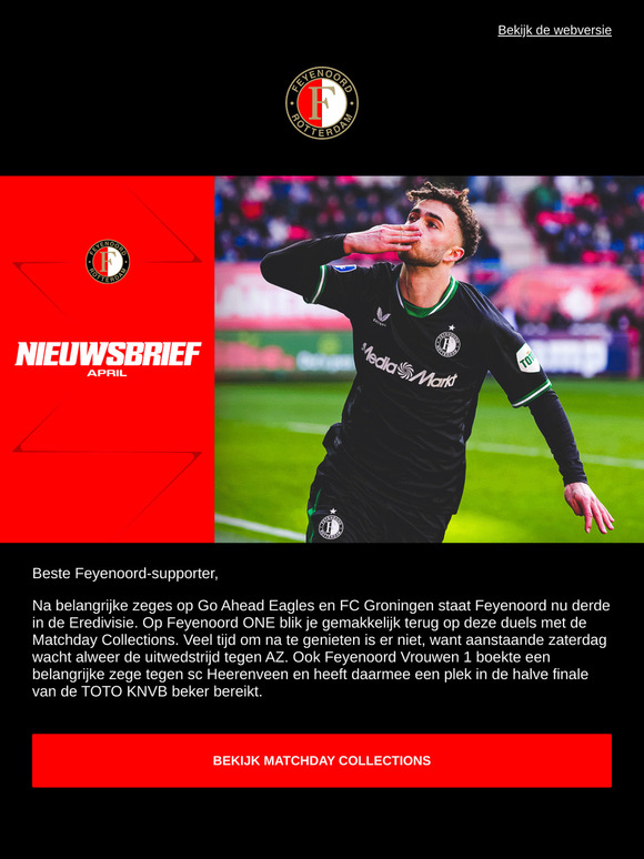 —, bekijk de Matchday Collections en support Feyenoord V1