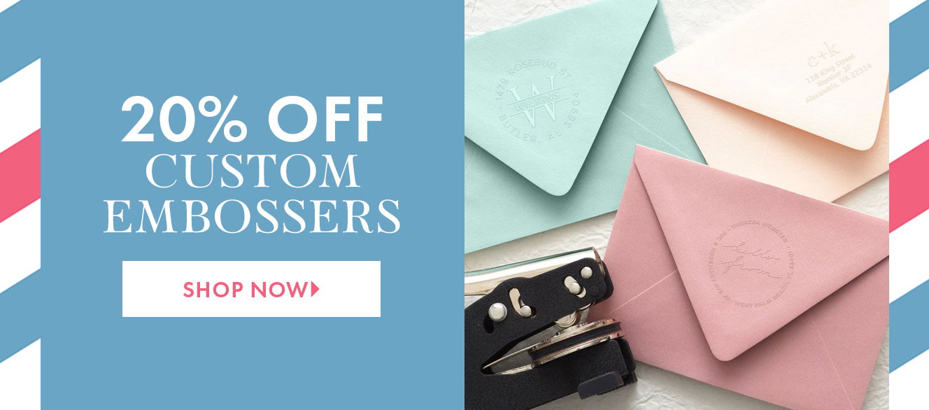 Custom Return Address Embossers