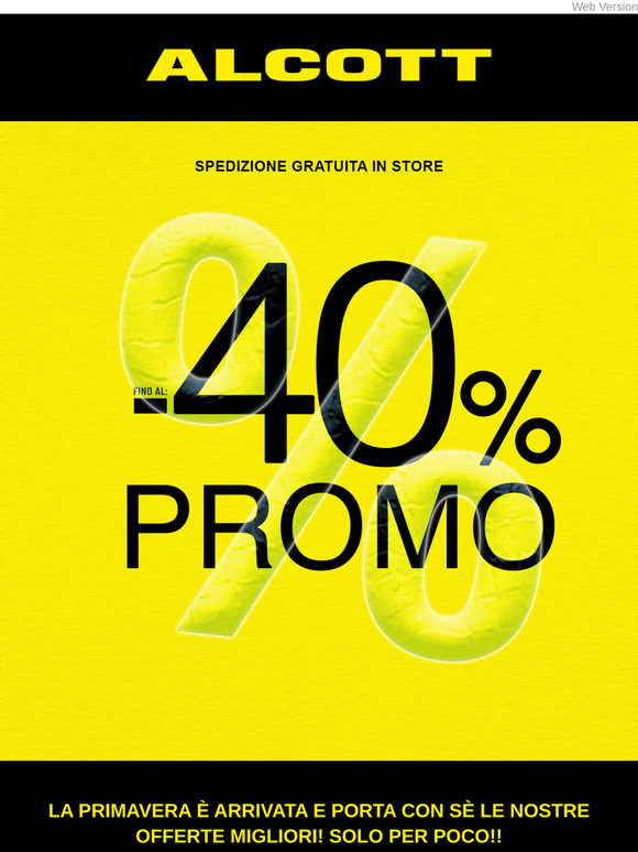 Nuova stagione nuovo look👉 Saldi Primaverili fino al -40%