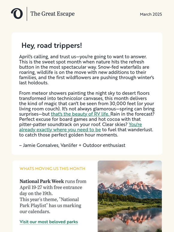 April Outdoors: Your Spring Escape Plan! 🌿