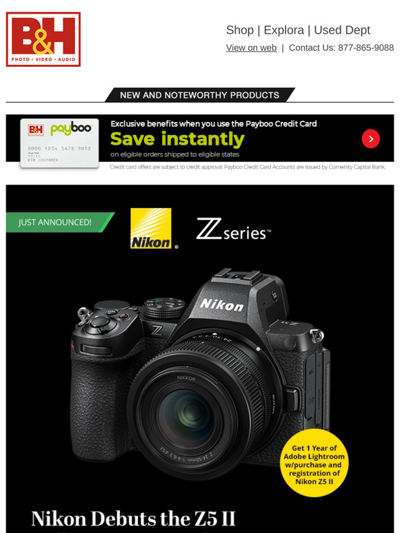 New Nikon Z5 II Camera + New Gear from Panasonic, Nanlite, Thypoch & More!