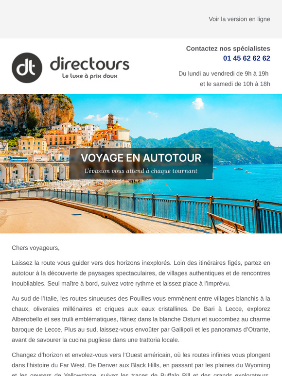 Explorez le monde à votre rythme en autotour