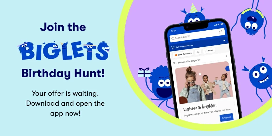 Biglets Birthday Hunt