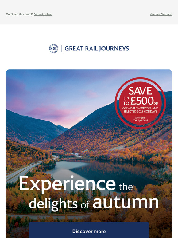 Savour a scenic autumn getaway