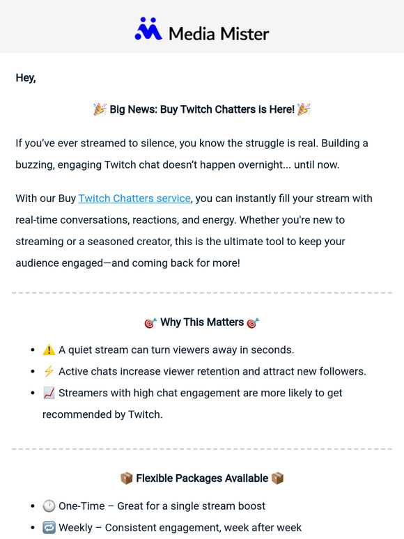 🎮 Make Your Twitch Stream Look Busy