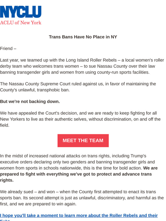UPDATE: We’re going back to court to stop this anti-trans law