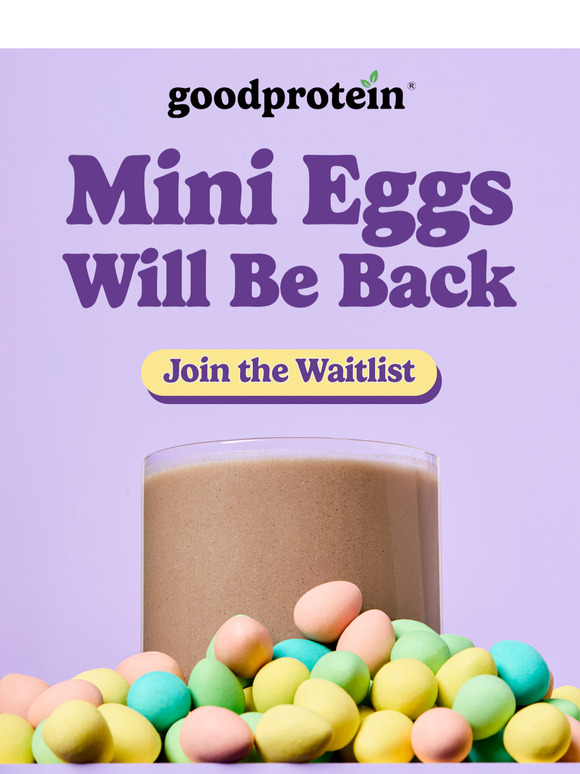 Mini Eggs is making a comeback…