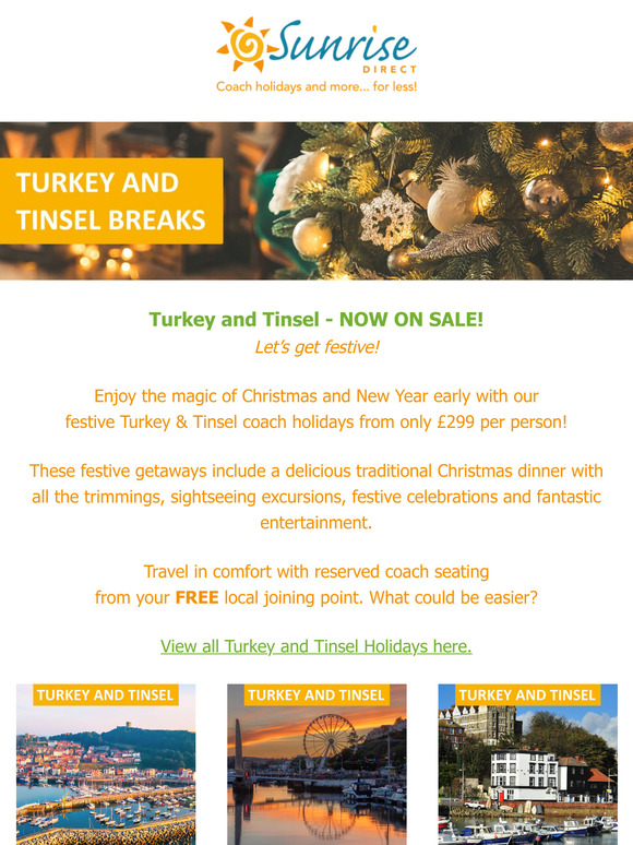 Get Festive from only £299 per person!