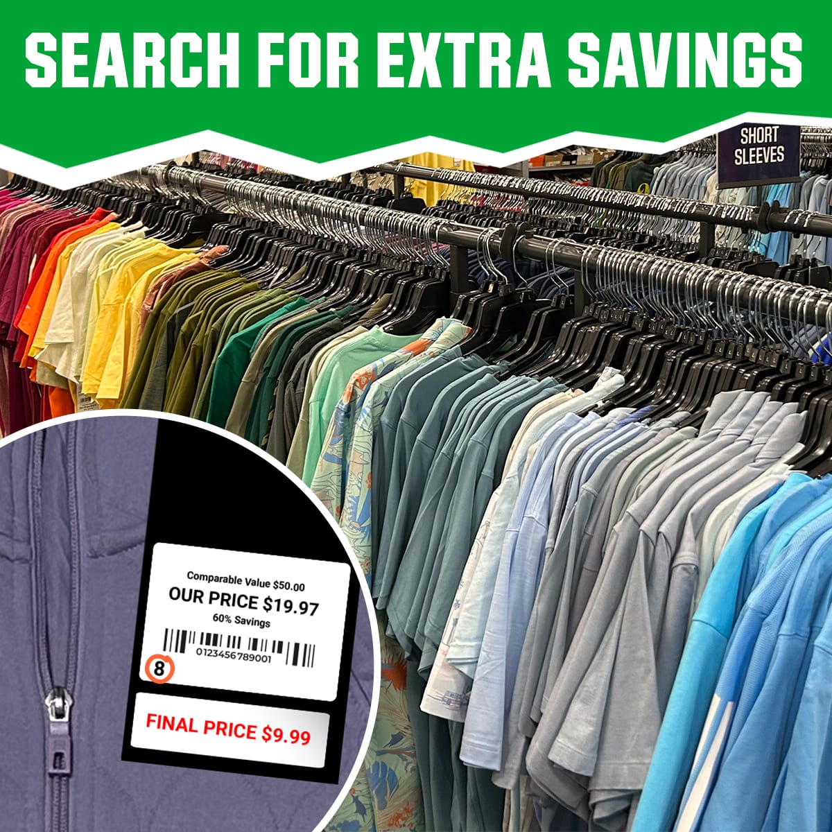  Search for extra savings.