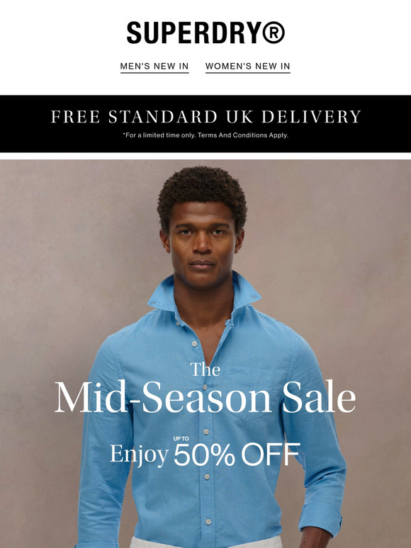 Mid-Season Sale: Prepare For Better Weather