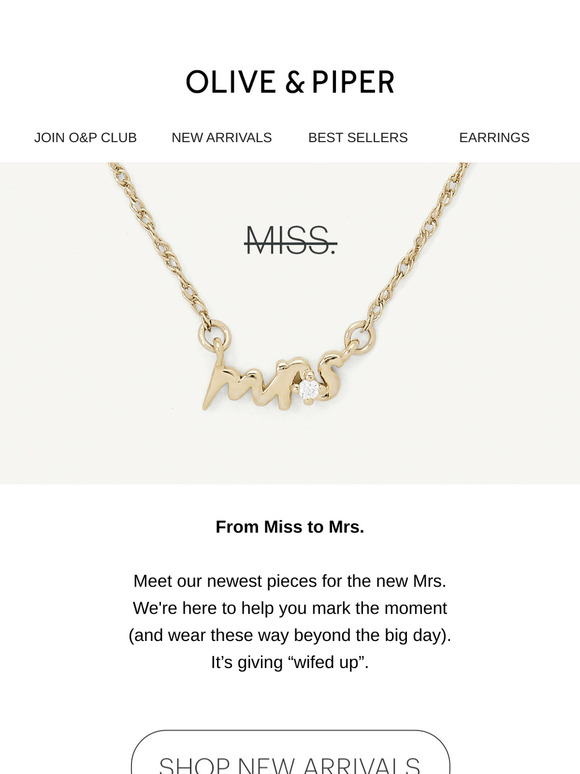NEW drop: It’s giving “Mrs.” energy