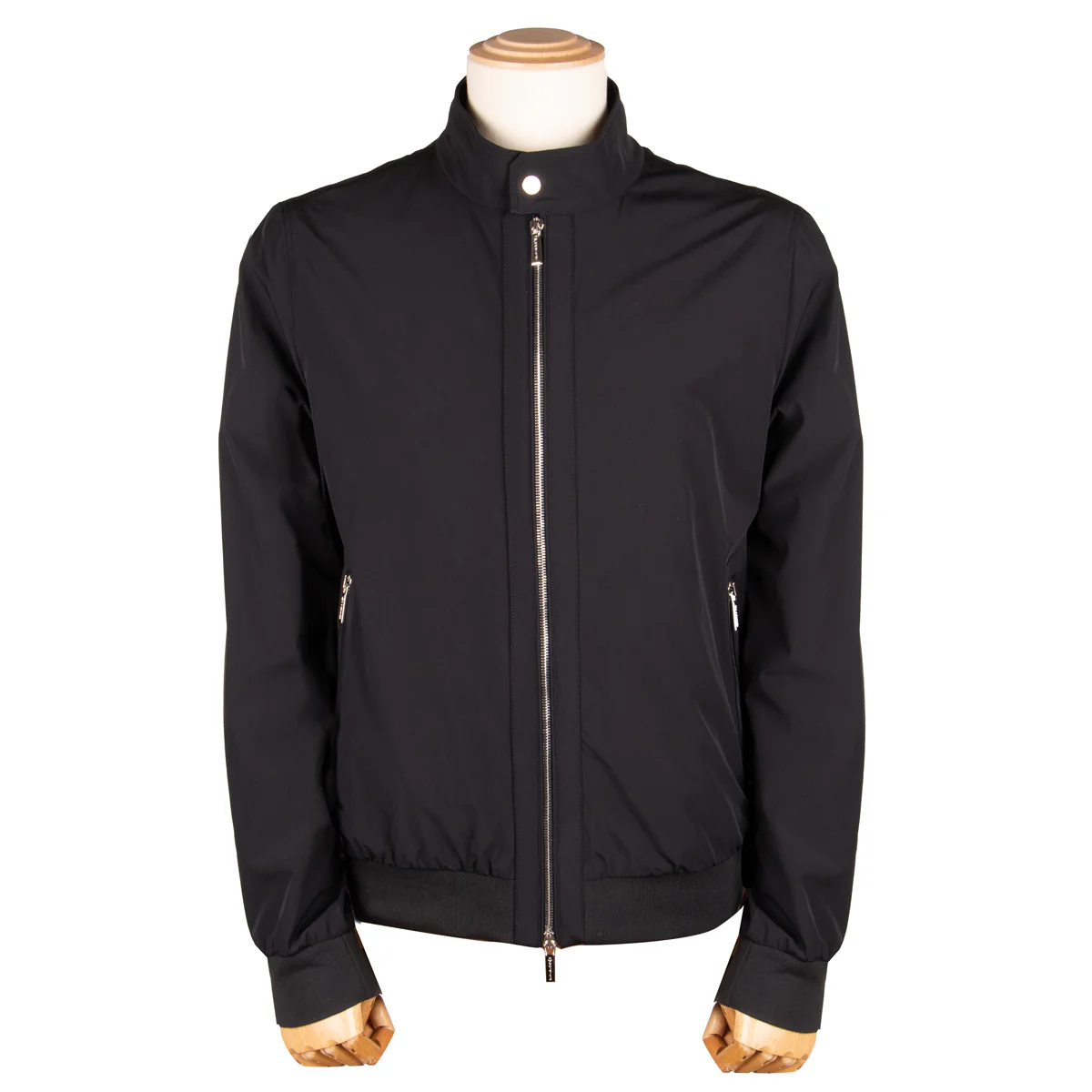 Image of Dark Blue 'Alberti' Bomber Jacket