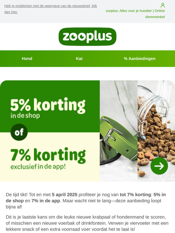 📱⏳ Ontvang tot 7% korting op alles - nog 2 dagen geldig!
