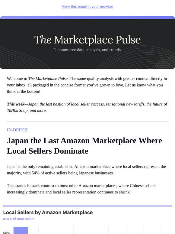 Japan the Last Amazon Marketplace Where Local Sellers Dominate
