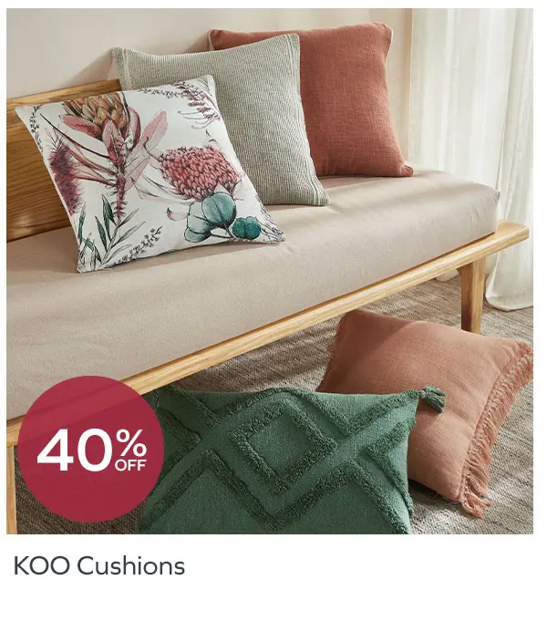 40% off KOO Cushions