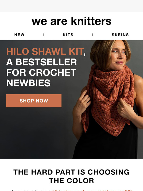 The Hilo Shawl Kit For Beginners & Fashionistas 🎉