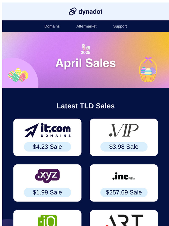 🌷 Fresh Deals on Domains!