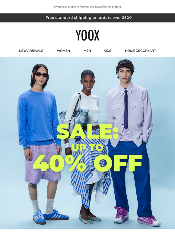 New month, new SALE: Up to 40% OFF