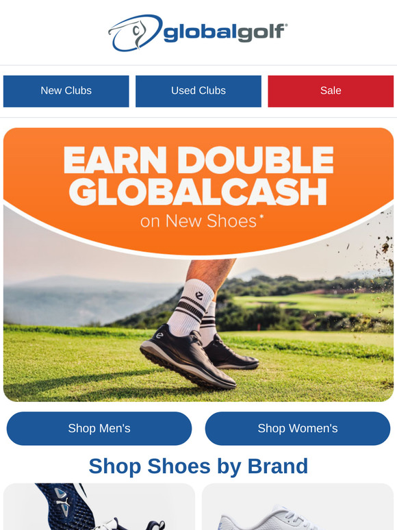 Step Up Your Game: Save on Golf Shoes + Double GlobalCash