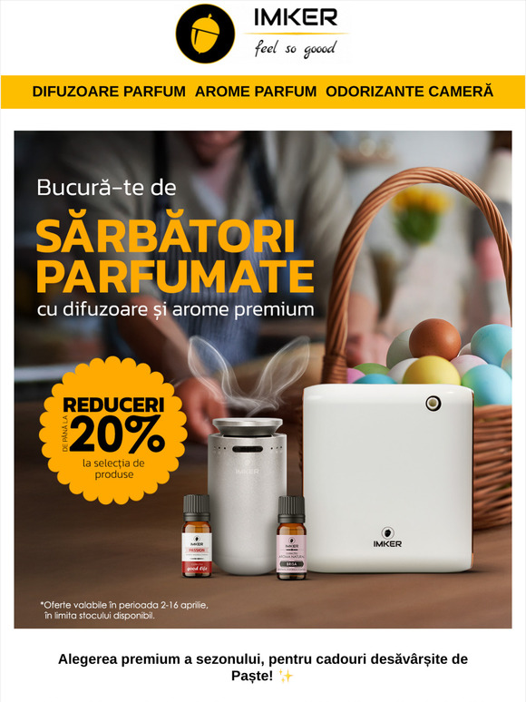 🎉 A început campania de reduceri de Paște la IMKER!