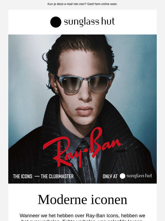 Nieuwe Ray-Ban Icons, alleen bij Sunglass Hut