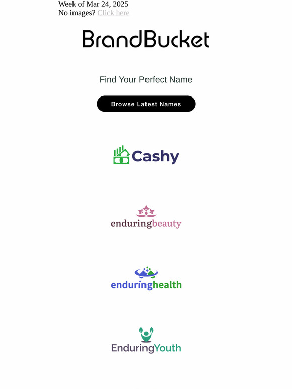 Your Weekly Digest of New Names