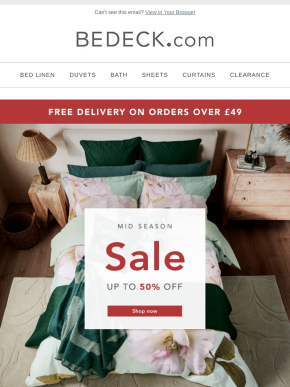 Up to 50% off Sale! + FREE DELIVERY