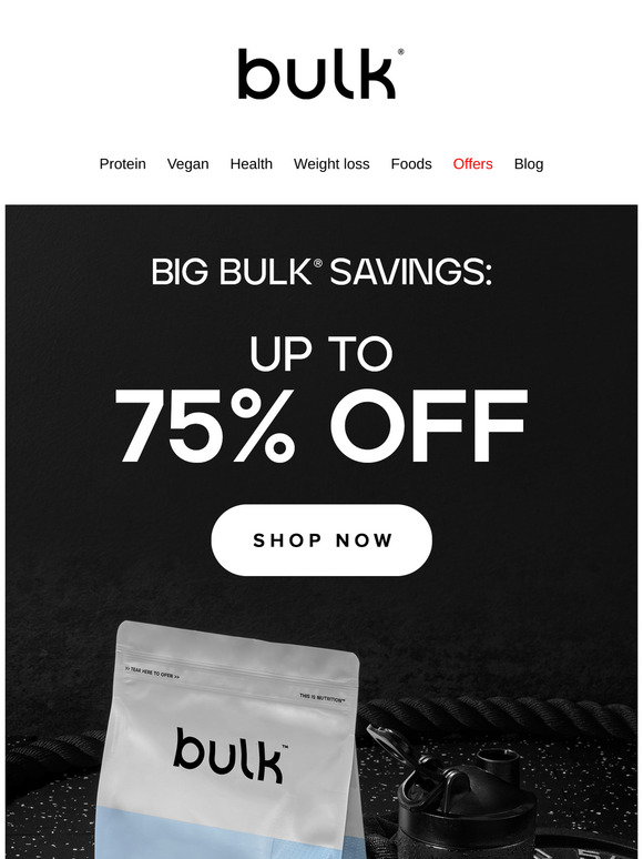 Unlock up to 75% off your fitness must-haves 🏋️‍♀️💰