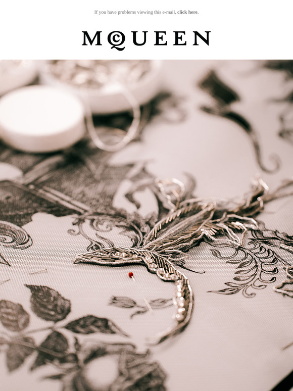 McQueen poisonous flower embroidery