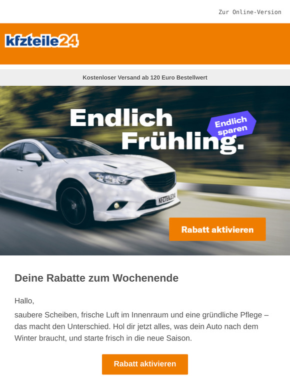 Jetzt  lossparen – aber nur für kurze Zeit!