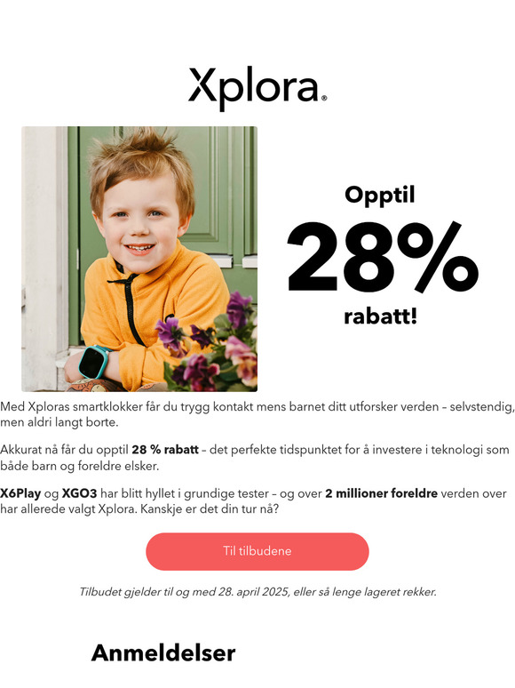 Spar opptil 700,- denne påsken!