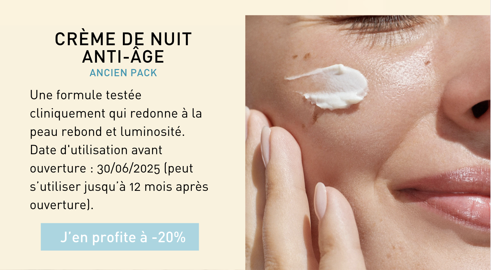 Crème de nuit régénérante