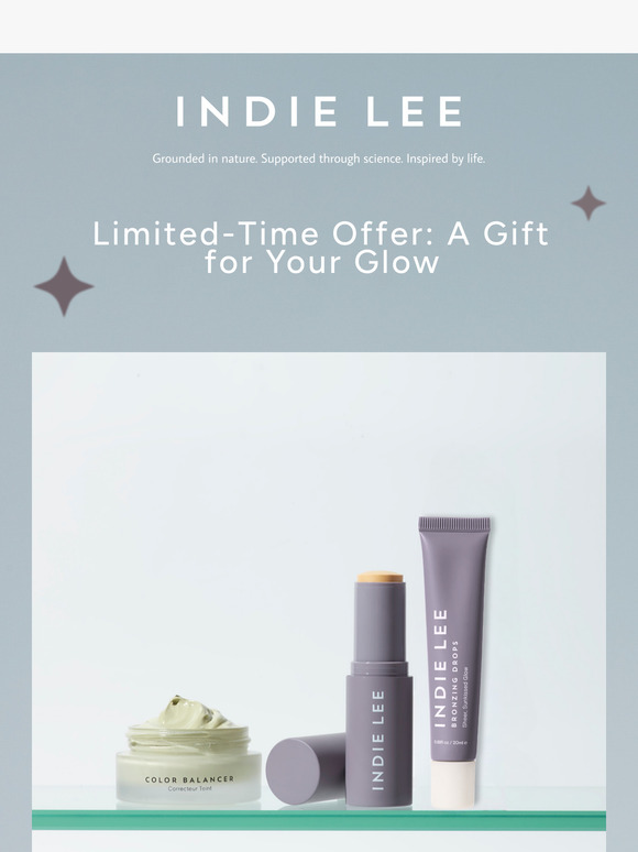 Glowing—Free Gift with Purchase!