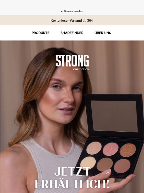 🎉 Jetzt offiziell erhältlich: Die STRONG Contour & Highlight Palette! ✨