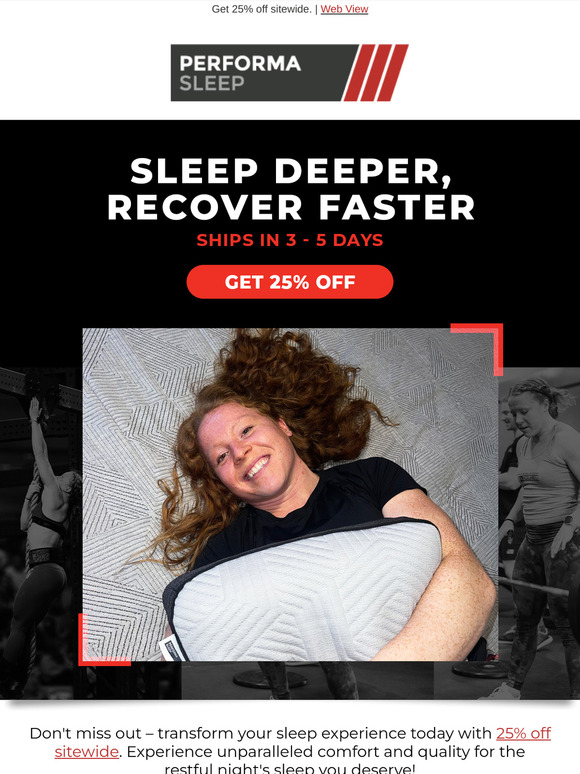 Sleep that Powers Recovery ⚡
