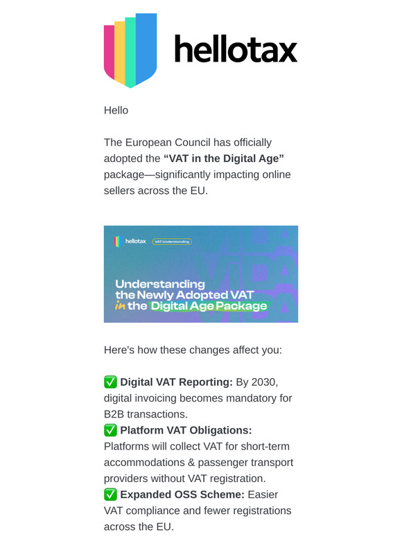 VAT in the Digital Age - ViDA