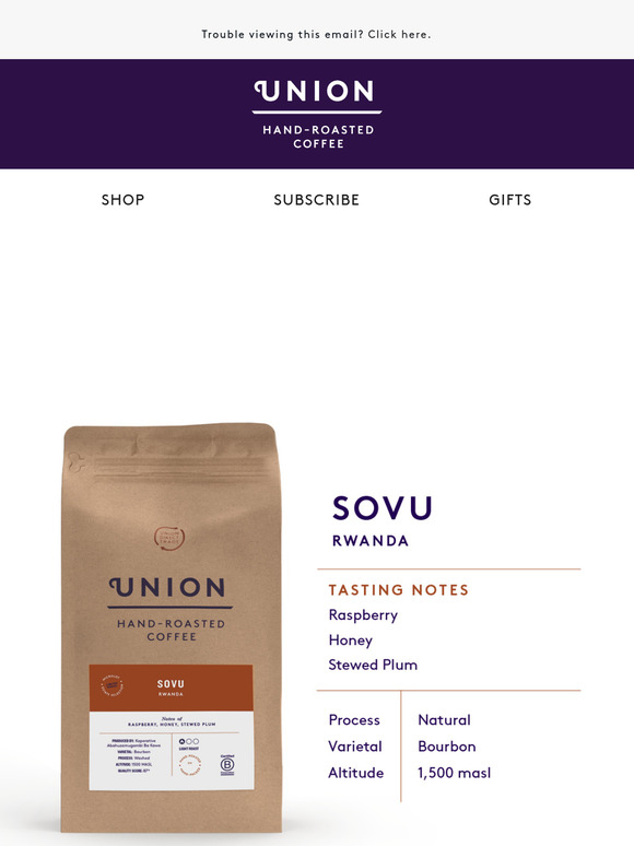 A Vibrant New Release: Sovu, Rwanda ☕✨