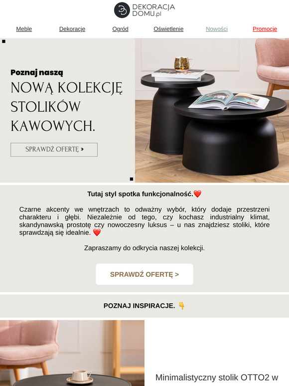 Oto minimalistyczne stoliki kawowe.🖤