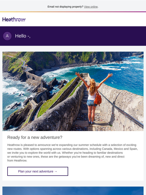Ready for a new adventure?