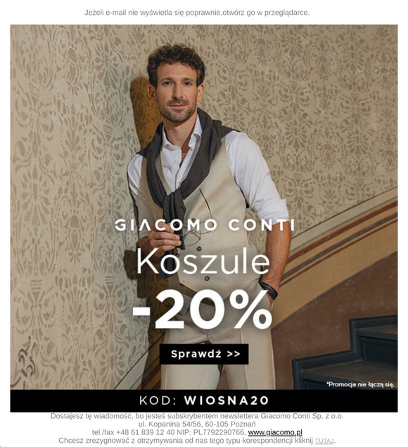Wiosenne rabaty >> Koszule -20% 🌺