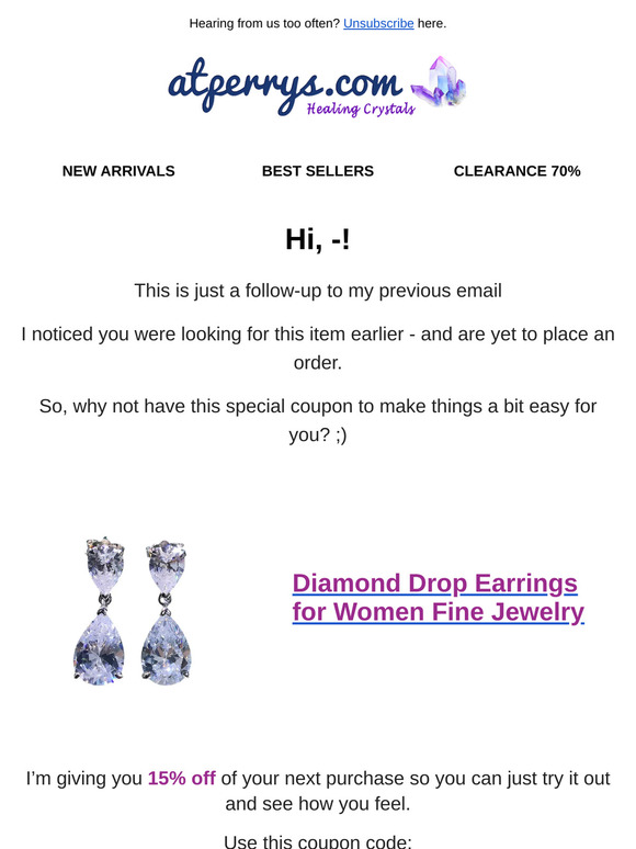 I got a special coupon to help you out