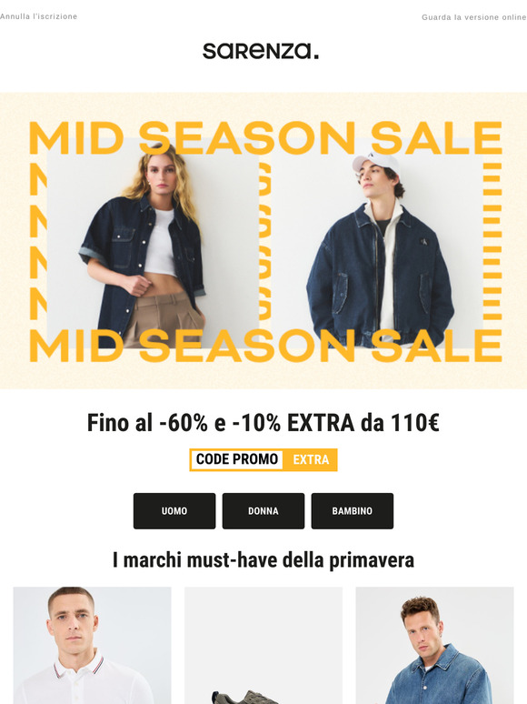 Quiksilver, Geox, adidas... Fino al 60% di sconto !