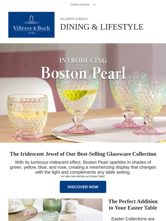 New Arrival: Boston Pearl Glassware