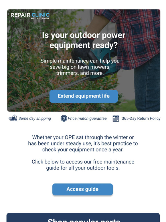 Is your outdoor equipment ready? 🌱