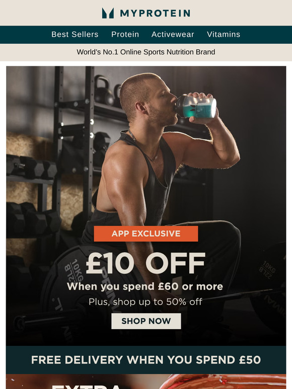 App Exclusive | £10 off when you spend £60