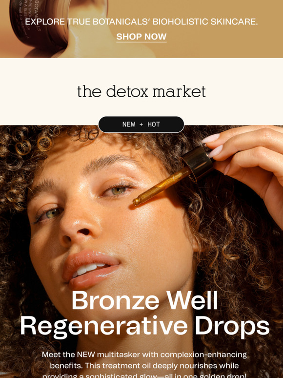 NEW True Botanicals Bronze Well Regenerative Drops 🥉