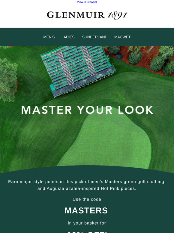 Master your look with 10% off ⛳