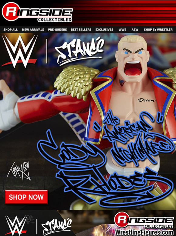 Limited Edition Cody Rhodes WWE Stance Figure!